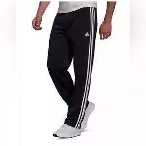 Adidas Essential 3 Stripe Warm Up Pants, Size L, EUC